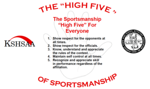 KSHSAA Sportsmanship High Five