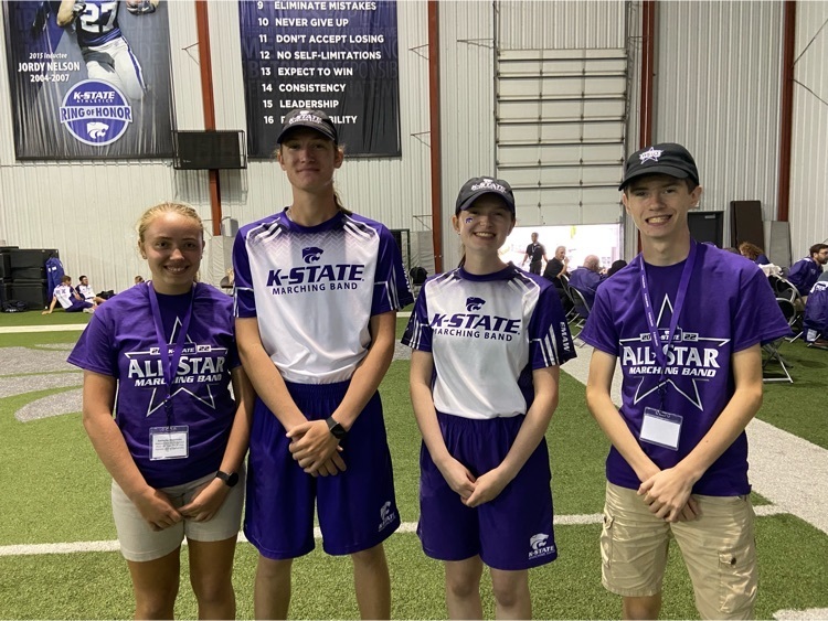Wabaunsee grads and current band students at K-State