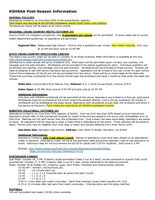 KSHSAA Postseason Information