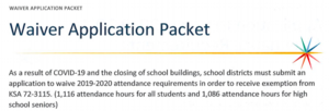 Waiver Application Packet