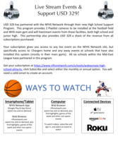 High School Winter Sports Streaming Options