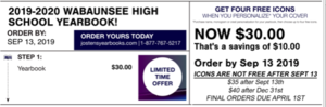 2020 Yearbook Deadlines
