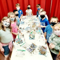 Students complete Alison Mary Kay art
